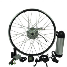 Kit de conversion de roue de vélos électriques 36V 350W pour vélo arrière/avant facile à assembler avec écran LCD